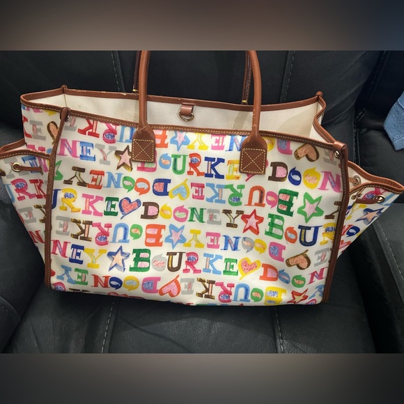 Dooney & Bourke Colorful Lettered Tote - Picture 3 of 10